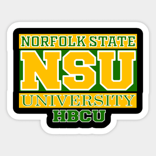 Norfolk State 1935 University Apparel Sticker